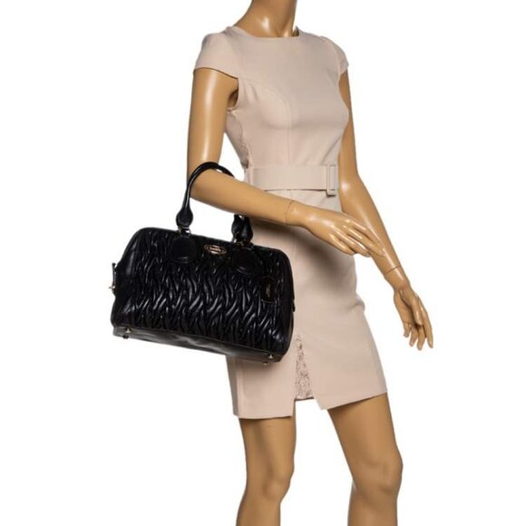 Coach Nolita Large Gathered Leather Satchel - Picture 6 of 12